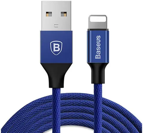 Baseus CALYW-13 Kabel USB-A (M) - Lightning (M) 1.2 m modrá