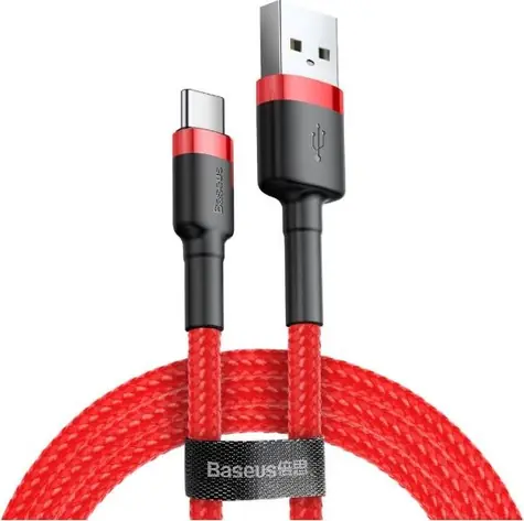 Baseus CATKLF-A09 Kabel USB-A (M) - USB-C (M) 0.5 m červená