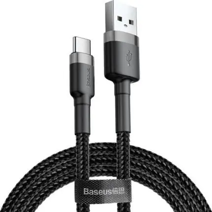 Baseus CATKLF-AG1 Kabel USB-A (M) - USB-C (M) 0.5 m černá