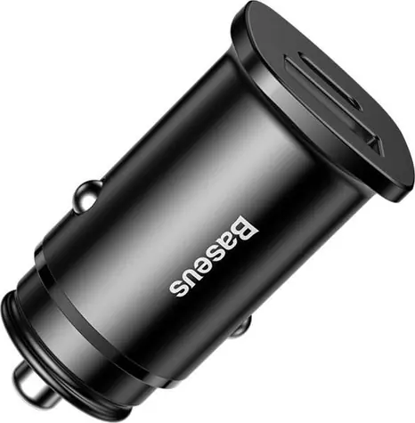 Baseus CCALL-AS01 Nabiječka do auta 5A / USB-A QC 4.0 / USB-C PD 3.0 / 30W