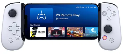 Backbone One Playstation Edition pro iPhone bílá / Herní ovladač pro mobilní telefony