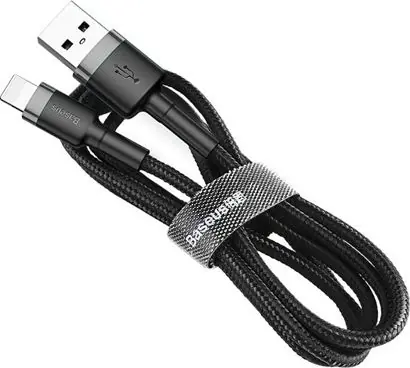 Baseus CALKLF-RG1 Kabel USB-A (M) - Lightning (M) 3 m černá