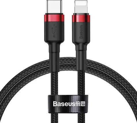 Baseus CATLKLF-91 Kabel USB-C (M) - Lightning (M) 1 m černá