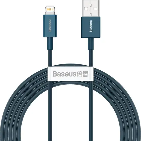 Baseus CALYS-C03 Kabel USB-A (M) - Lightning (M) 2 m modrá