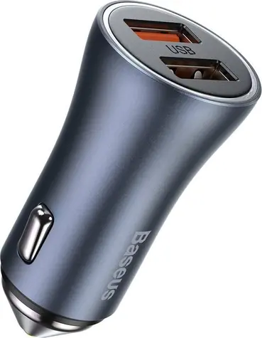 Baseus CCJD-A0G Nabiječka do auta 5A / 2x USB-A / 40W