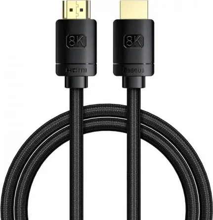 Baseus CAKGQ-J01 Kabel HDMI 2.1 (M) - HDMI 2.1 (M) 1 m černá / 8K / 60 Hz / HDR