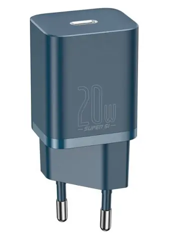 Baseus CCSUP-B03 Rychlonabijecí adaptér modrá / USB-C / 20W