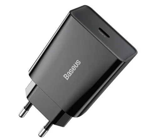 Baseus CCFS-SN01 Rychlonabijecí adaptér černá / USB-C / 20W