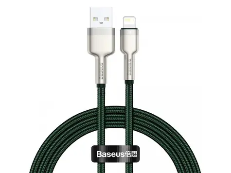 Baseus CALJK-A06 Kabel USB-A (M) - Lightning (M) 1 m zelená