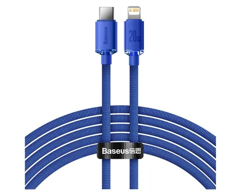 Baseus CAJY000303 Kabel USB-C (M) - Lightning (M) 2 m modrá / 20W