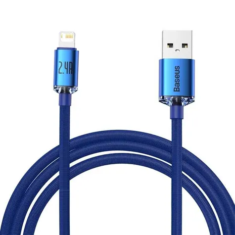 Baseus CAJY000103 Kabel USB-A (M) - Lightning (M) 2 m modrá