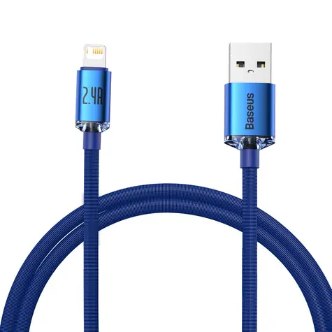 Baseus CAJY000003 Kabel USB-A (M) - Lightning (M) 1.2 m modrá