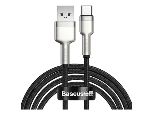 Baseus CAKF000201 Kabel USB-A (M) - USB-C (M) 2 m černá / 66W