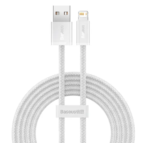 Baseus CALD000502 Kabel USB-A (M) - Lightning (M) 2 m bílá