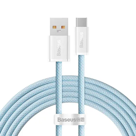 Baseus CALD000703 Kabel USB-A (M) - USB-C (M) 2 m modrá / 100W