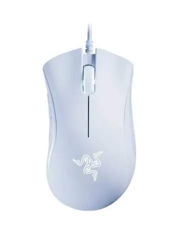 Razer DeathAdder Essential bílá / Herní myš / optická / 6400 DPI / 5 tlačítek / USB