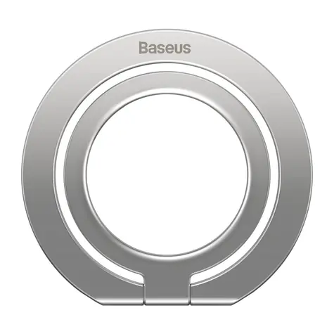 Baseus SUCH000012 Halo magnetický držák na telefon + stojánek stříbrná