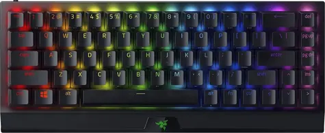 Razer BlackWidow V3 Mini HyperSpeed černá / Bezdrátová herní klávesnice / mechanická / USB-C / BT / Razer Green / US 