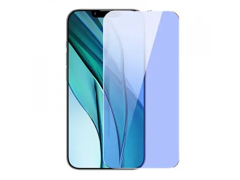 Baseus SGBL080002 Tvrzené sklo s filtrem proti modrému světlu pro Apple iPhone 14/13/13 Pro / 2 ks / 0.3 mm