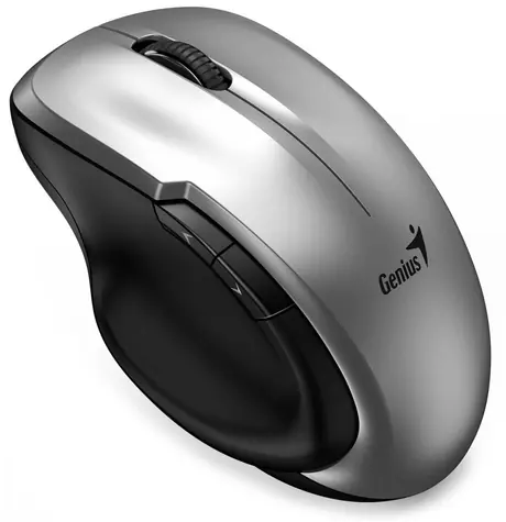 Genius Ergo 8200S Bezdrátová optická myš s připojením USB-C stříbrná / 1200 dpi / bezdrátová / USB Type-C
