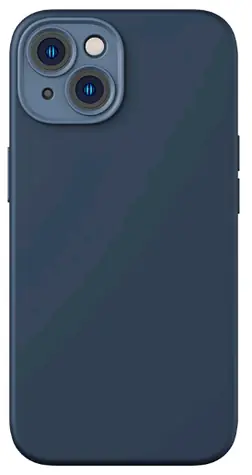 Baseus ARYC000603 Liquid Silica magnetický kryt pro Apple iPhone 14 Plus modrá / + tvrzené sklo