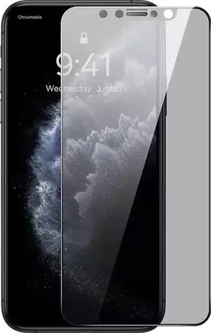 Baseus SGQP050902 Tvrzené sklo s privátním filtrem pro Apple iPhone XS Max/11 Pro Max / 0.3 mm