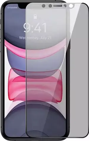 Baseus SGQP051002 Tvrzené sklo s privátním filtrem pro Apple iPhone 11/XR / 0.3 mm