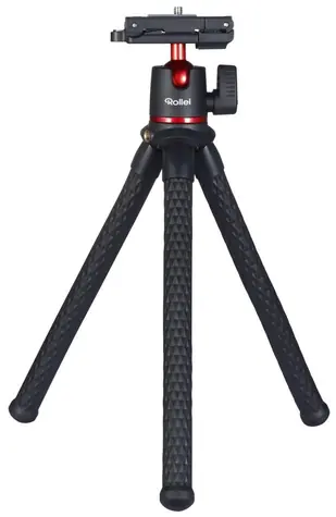 Rollei Monkey Pod 2 Stativ kompaktní černý / Zátěž 2 kg / Vytažený 29 cm 