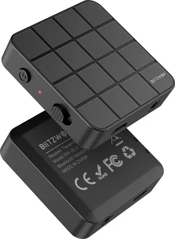 BlitzWolf BW-BL2 černá / Bluetooth audio adaptér / 5.0 / 3.5mm jack