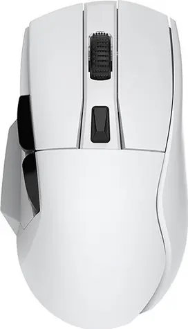Dareu A955 RGB bílá / Herní bezdrátová myš / 12000DPI / 6 tlačítek / nabijecí stanice / USB-C / BT / 2.4G