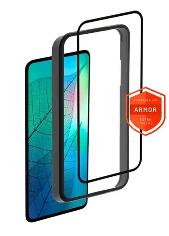 FIXED Armor Prémiové ochranné tvrzené sklo s aplikátorem pro Samsung Galaxy A54 5G černá