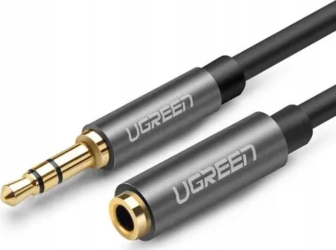 UGREEN AV118 Prodlužovací kabel 3.5 mm jack (M-F) 2 m černá