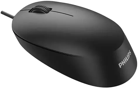 Philips SPK7207BL/00 černá / Myš / optická / 1200 DPI / 3 tlačítka / USB-A / 1.5m