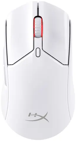 HyperX Pulsefire Haste 2 Wireless bílá / Herní bezdrátová myš / optická / 26000DPI / 6 tlačítek / USB / BT / 2.4GHz