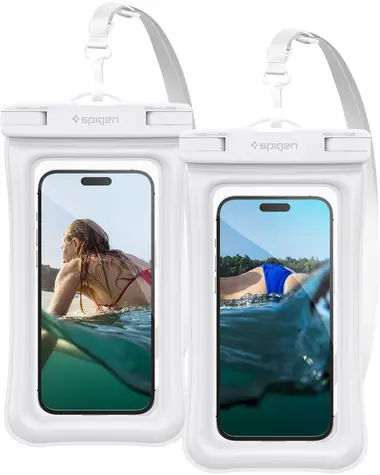 Spigen Aqua Shield Floating Case A610 Voděodolné pouzdro bílá 2 ks