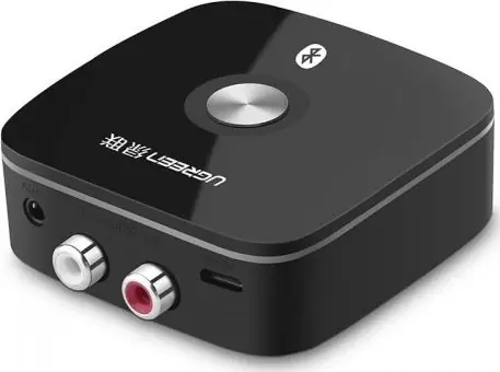 UGREEN Bluetooth 5.1 Přijímač 2x RCA(F)/jack 3.5mm(F) aptX HD černá