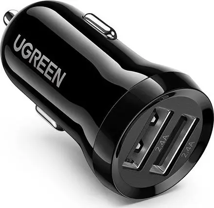 UGREEN ED018 Autonabíječka 2x USB 24W černá