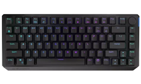 Endorfy Thock 75% CZ Black černá / Herní klávesnice / Bezdrátová / USB / CZ layout / 82 kláves / RGB