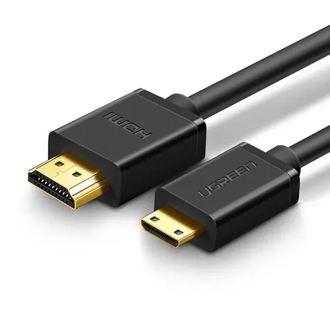 UGREEN HD108 Kabel MiniHDMI - HDMI(M-M) 4K60Hz 1.5m černá
