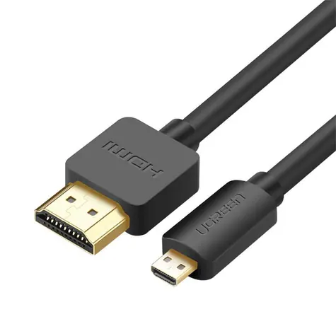 UGREEN HD127 Kabel Micro HDMI - HDMI (M-M) 4K 3D 1.5m černá
