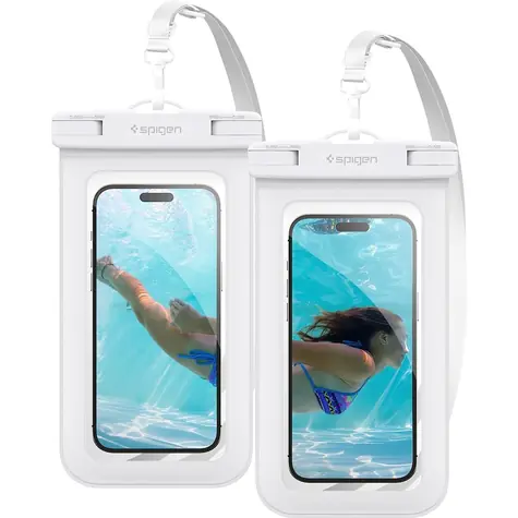 Spigen Aqua Shield WaterProof Case A601 Voděodolné pouzdro bílá 2 ks