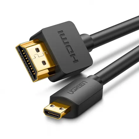UGREEN Kabel Micro HDMI - HDMI (M-M) 4K 3D 2m černá