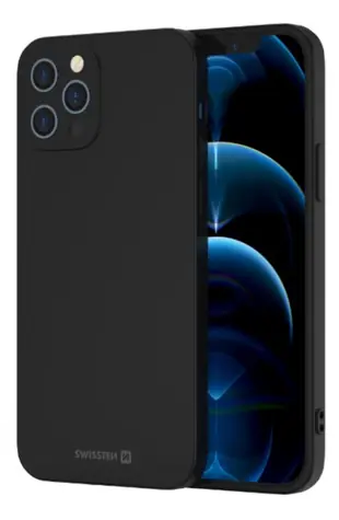 SWISSTEN SOFT JOY pouzdro pro Xiaomi Redmi 12C černá