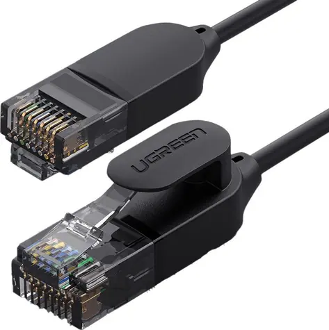 Ugreen NW122 Cat 6A UTP Ethernet RJ45 3 m černá