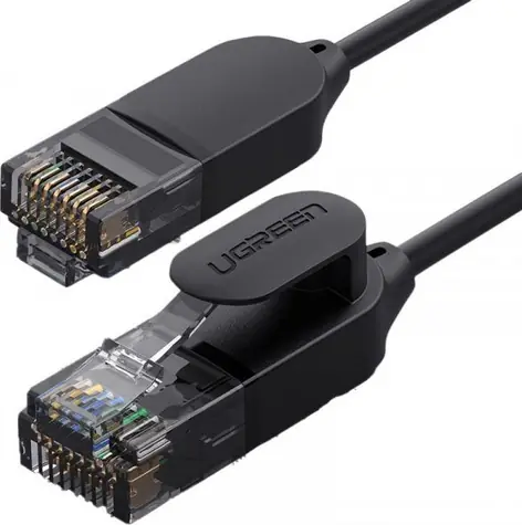Ugreen NW122 Cat 6A UTP Ethernet RJ45 1 m černá