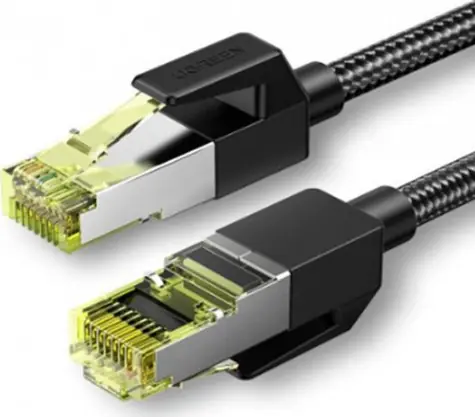 Ugreen NW150 Cat 7 F/FTP Ethernet RJ45 0.5 m černá / opletený