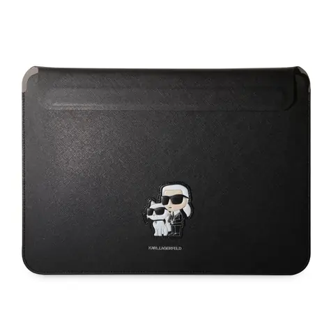 Karl Lagerfeld Saffiano Karl and Choupette NFT Computer Sleeve 13 & 14