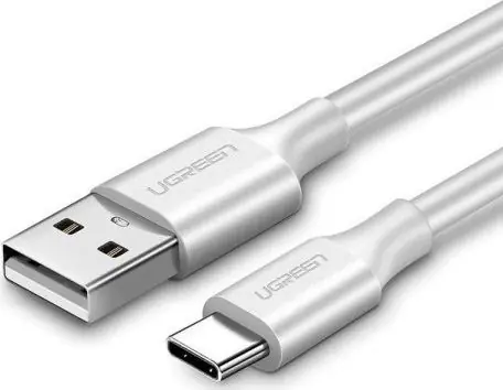 Ugreen Kabel USB-A (M) - USB-C (M) 0.25 m bílá / QC3.0