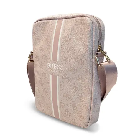 GUESS PU 4G Printed Stripes Tablet Bag 10