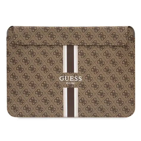 GUESS PU 4G Printed Stripes Computer Sleeve 13/14